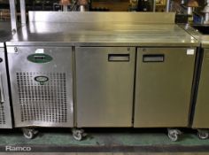 Foster EPRO1/2H 2-door cold counter worktop fridge - 230V - 430W - W 1420 x D 700 x H 990mm