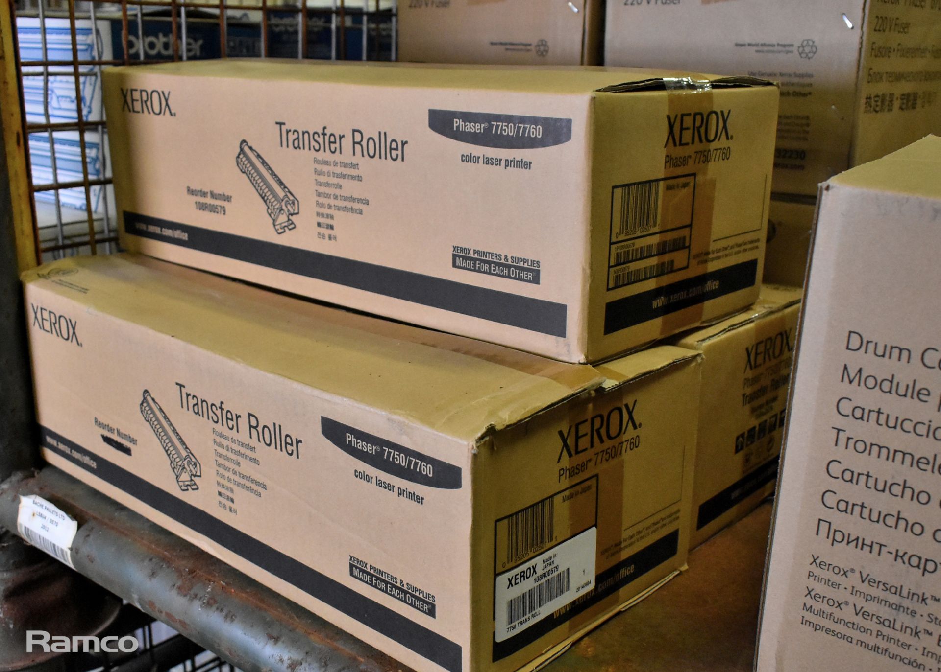 Mixed Xerox Phaser 6700 220V fuser, 7750/7760 transfer roller & 7500 fuser drum cartridge - Image 2 of 5