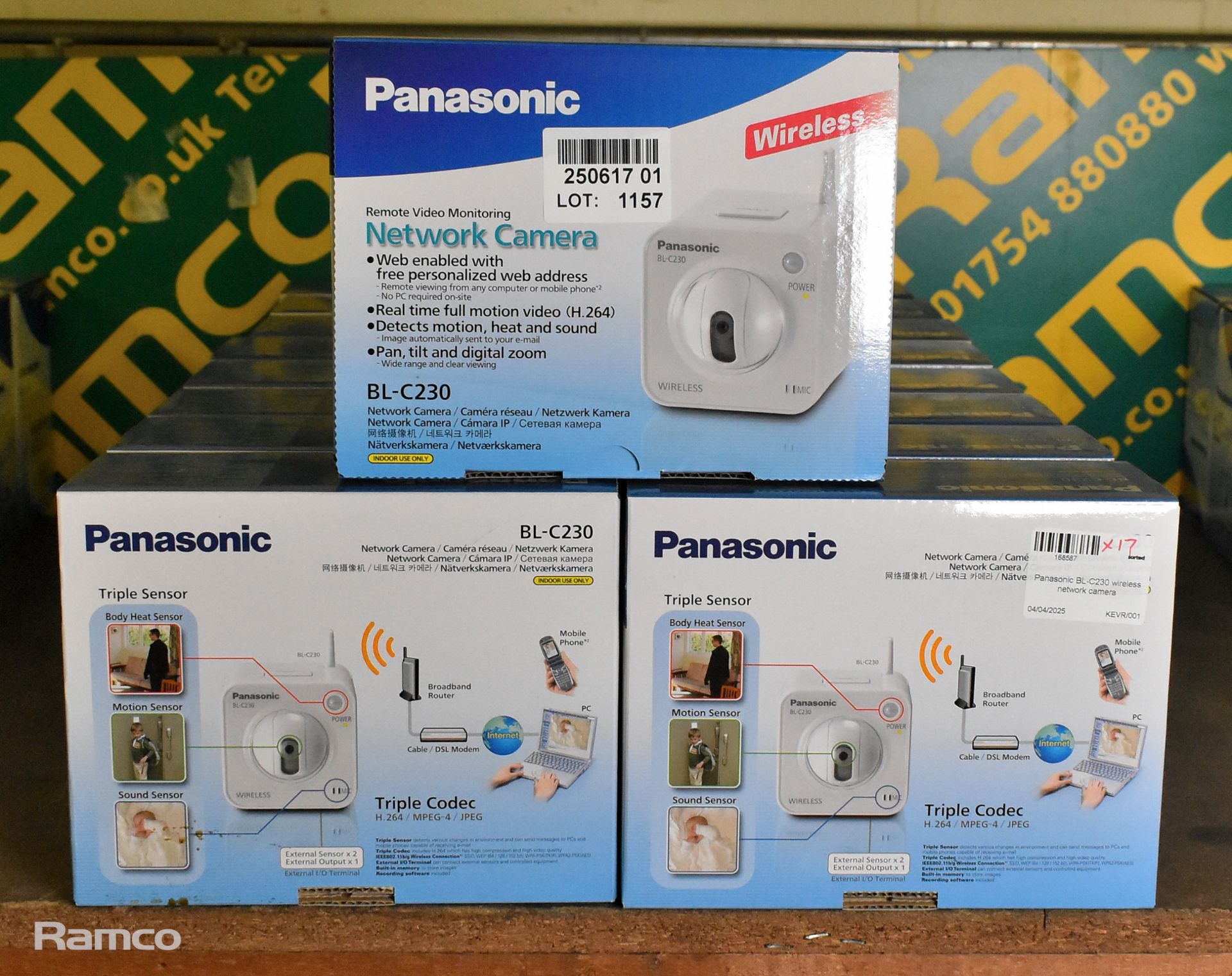 17x Panasonic BL-C230 wireless network cameras - Image 7 of 7