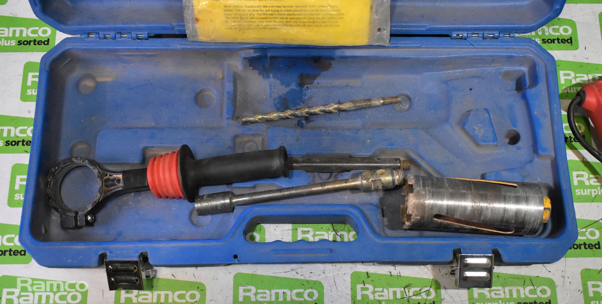 Marcrist DDM1-230 Impact diamond drill with 65mm core bit, extension bars and case - Image 6 of 8