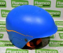 4x Palm blue helmets - Mixed sizes - Blue - Not safety certified - mixed sizes