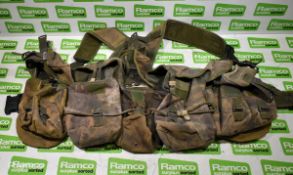 Various types of ex-military DPM accessories - 133kg – may require repair / be incomplete - see pics