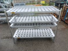 B-Line stainless steel 4 shelf drying rack - W 1500 x D 590 x H 1200mm