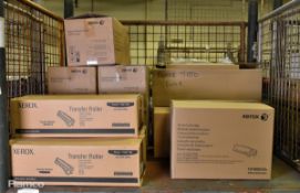 Mixed Xerox Phaser 6700 220V fuser, 7750/7760 transfer roller & 7500 fuser drum cartridge
