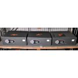 3x Phoenix Safe SS0311EH digital combination wall safes - graphite