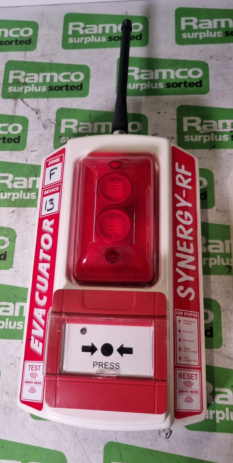 7x Evacuator Synergy break glass call point wireless site alarms - Image 4 of 6