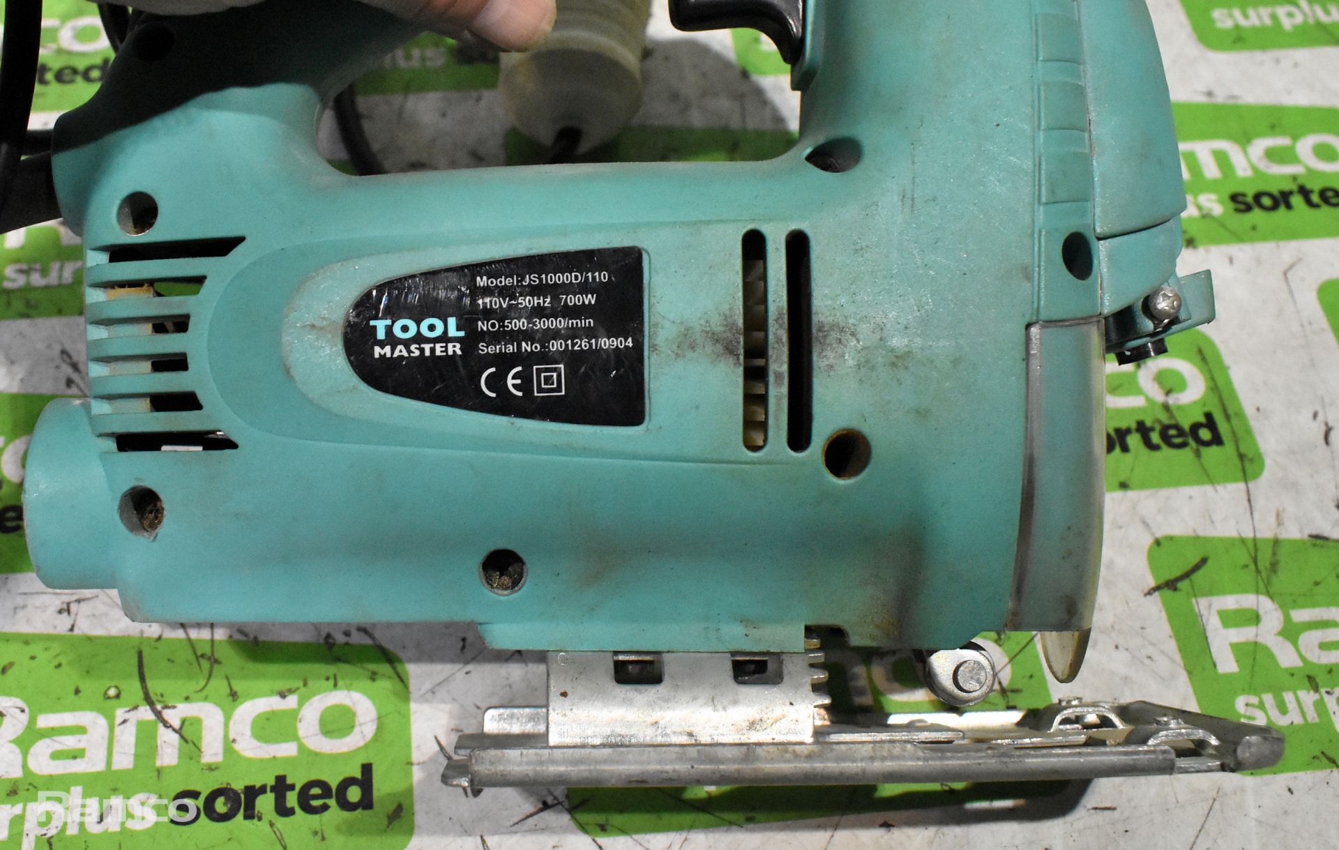 Tool Master JS 1000D/110 electric jigsaw 110V with case - Image 4 of 6