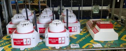 Evacuator Synergy heat detector wireless site alarm equipment - see description for full details