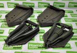12x British Forces collapsible shovels