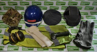 Various types of ex-military hardware and accessories - 92kg – may require repair / be incomplete