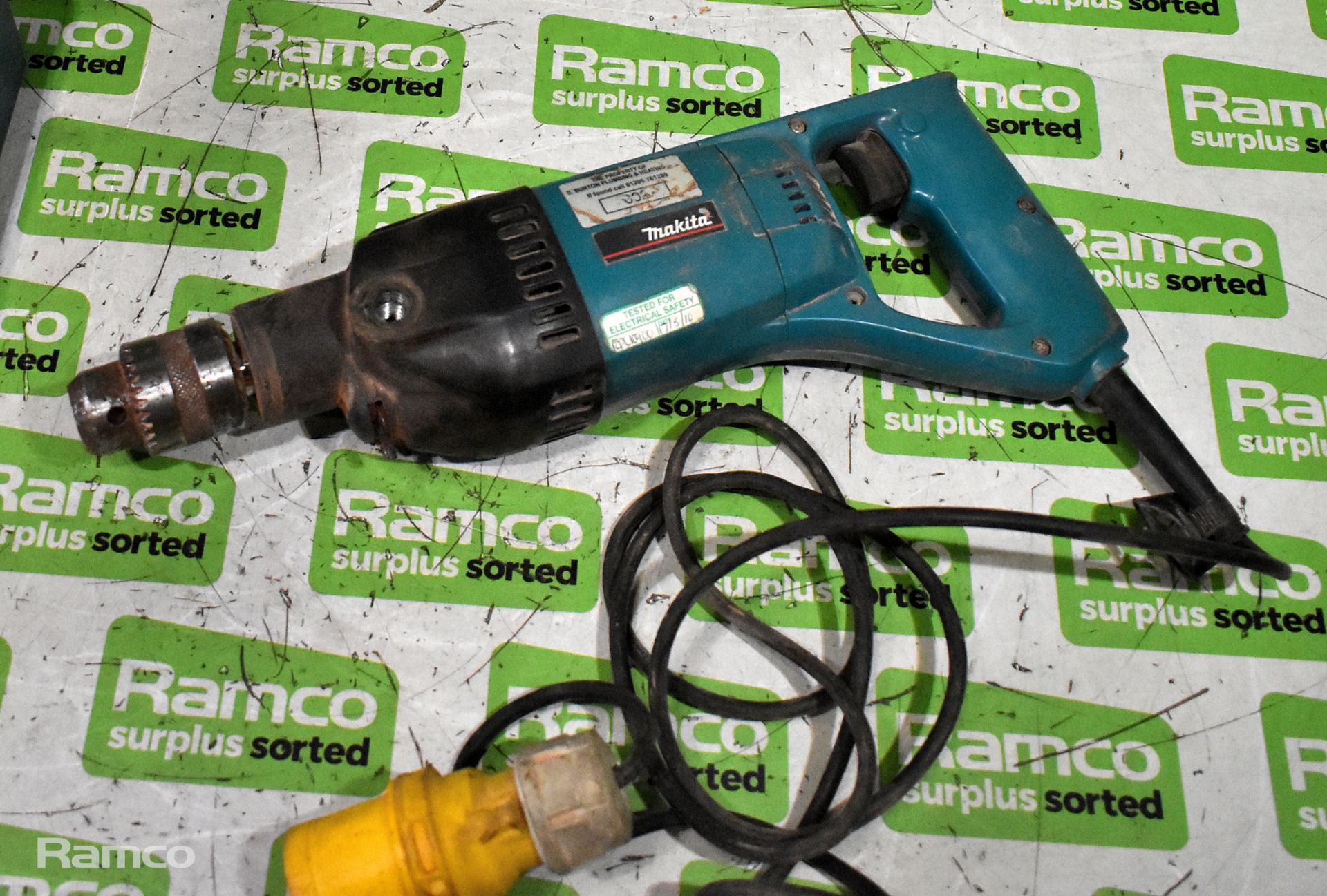 Makita 8406 110V 850W rotary diamond core drill and case - Image 2 of 7