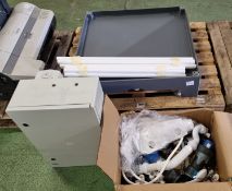 Decontamination portable shower unit - unused - L 850 x W 850 x H 860mm