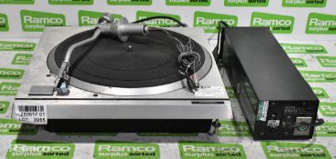 Technics SP-10MK2 direct drive turntable with Technics SH-10E power supply and tonearm unit