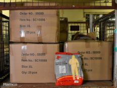 175x Xian Wanli disposable protective chemical coveralls - XL