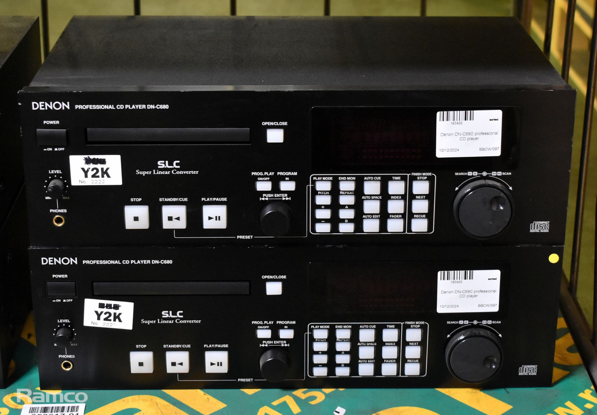 4x Denon DN-C680 professional CD players - Image 3 of 6