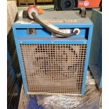 Andrew Sykes DE95 portable electric heater - 400-415V - W 400 x D 450 x H 580mm