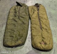 30x Medium weight sleeping bags - various types - may include arctic