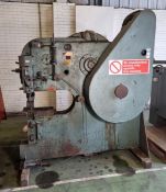 Henry Pels 60 ton three-phase mechanical hole punch with tools, punches and dies
