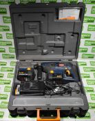 Ryobi CRH-240RE 24V pneumatic hammer drill with charger, 2x 24V batteries and a case