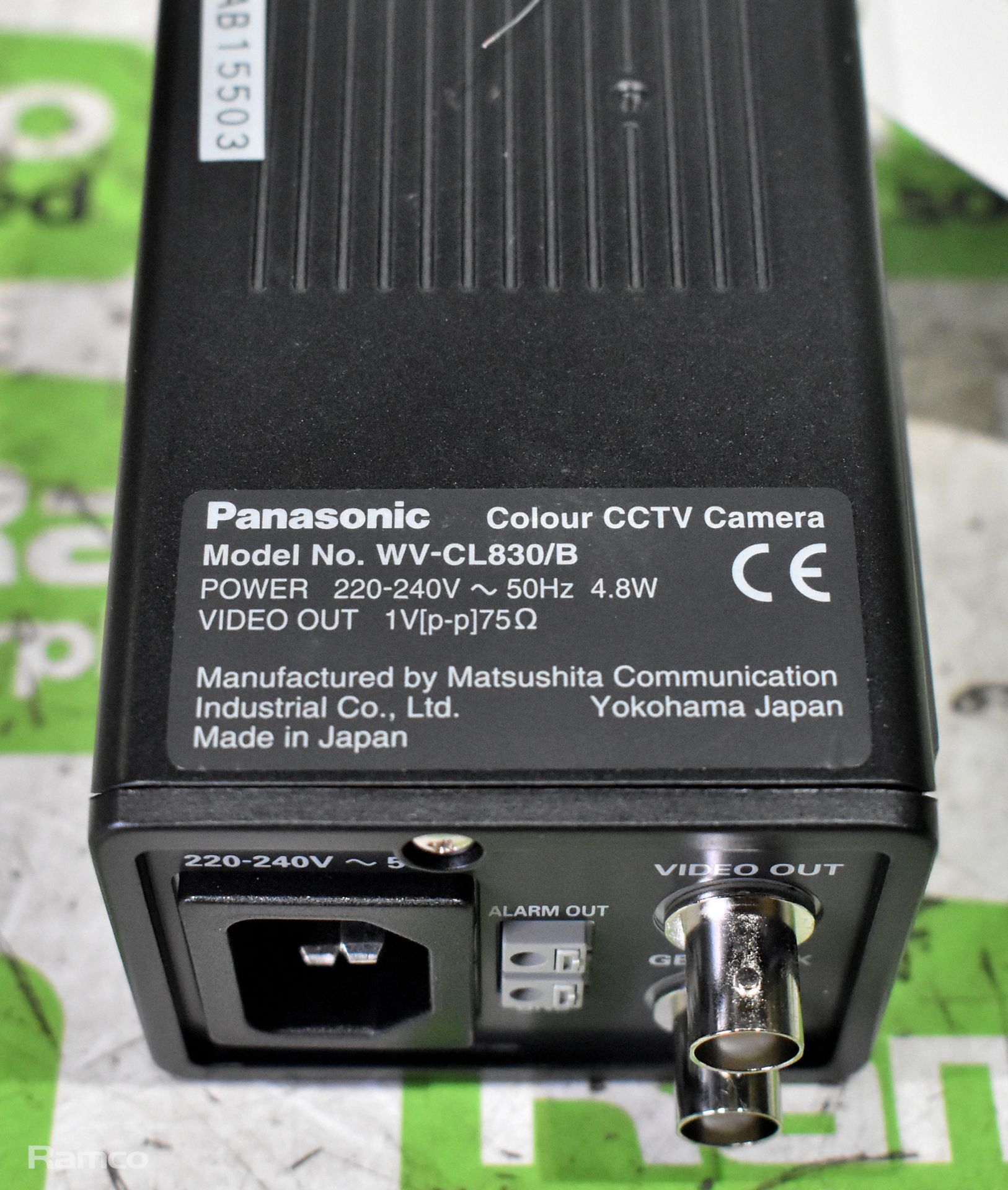 15x Panasonic WV-CL830/B colour CCTV cameras - Image 4 of 9