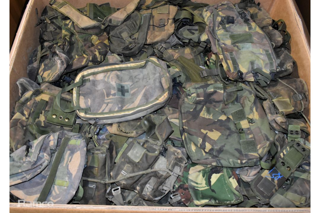 Various types of ex-military DPM accessories - 155kg – may require repair / be incomplete - see pics - Image 14 of 14