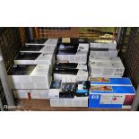 HP Laserjet mixed toner print cartridges - 34 units