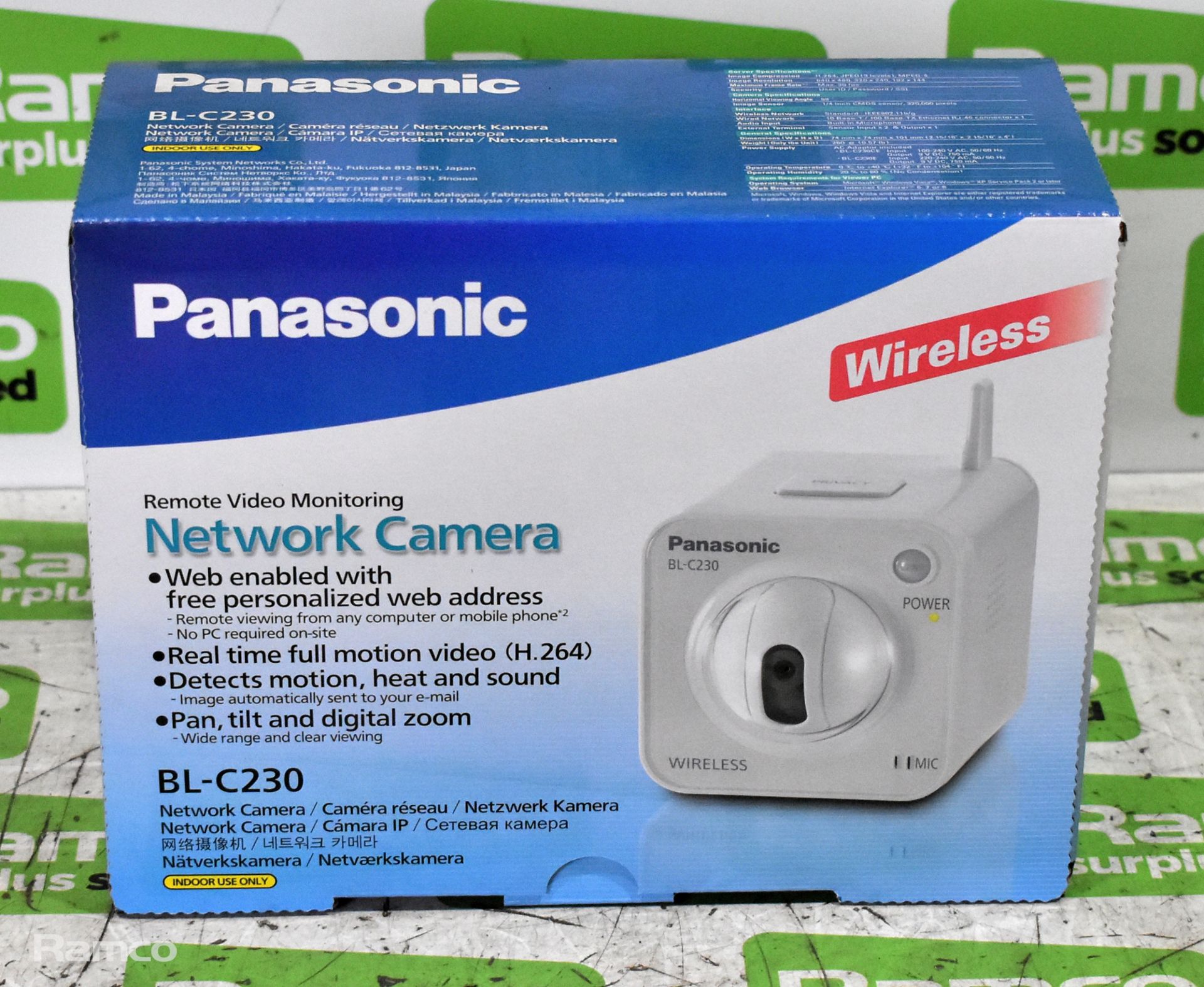 17x Panasonic BL-C230 wireless network cameras - Image 8 of 10