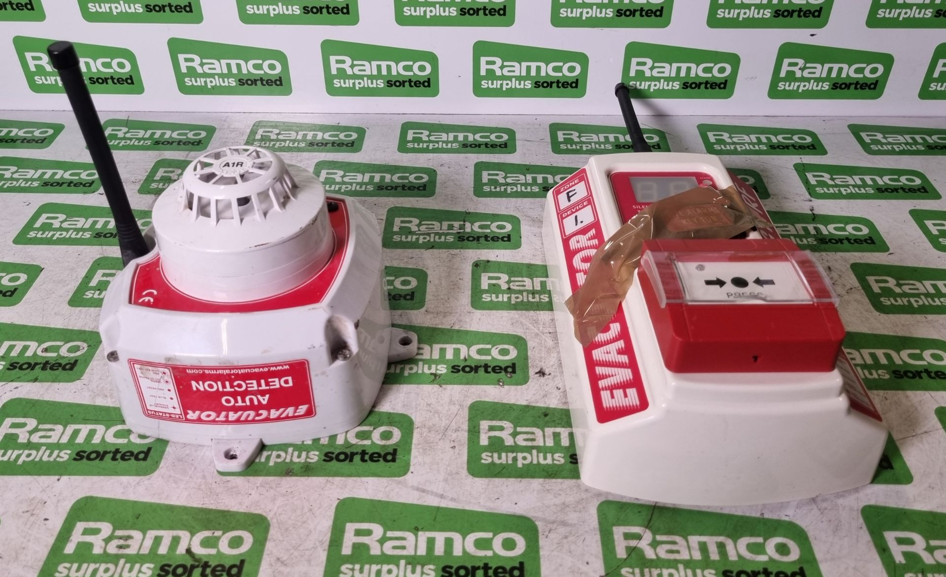 Evacuator Synergy heat detector wireless site alarm equipment - see description for full details - Image 2 of 7