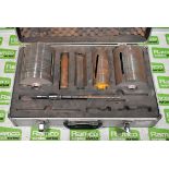 Diamond metric core bit set with case - Incomplete