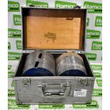 Bosch Diamond core bit 142mm, 152mm with aluminium case - W 320 x D 230 x H 200mm