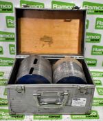 Bosch Diamond core bit 142mm, 152mm with aluminium case - W 320 x D 230 x H 200mm