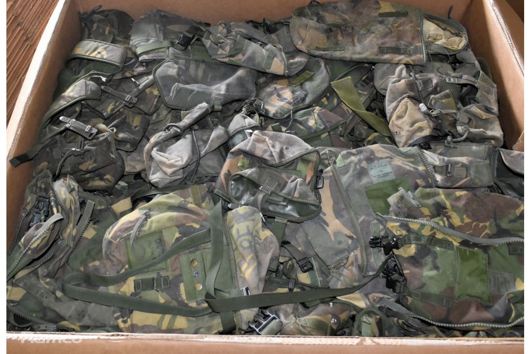 Various types of ex-military DPM accessories - 161kg – may require repair / be incomplete - see pics - Image 10 of 10