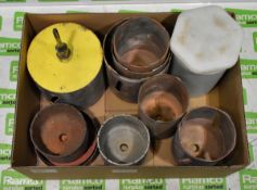 Mixed diamond core drill bit metric