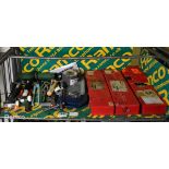 Workshop tools - sockets, spanners, hammers, C clamp, strap wrenches, pliers - see full description