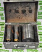 Bosch Diamond core bit 48mm, 50mm, 126mm with aluminium case - W 320 x D 230 x H 200mm