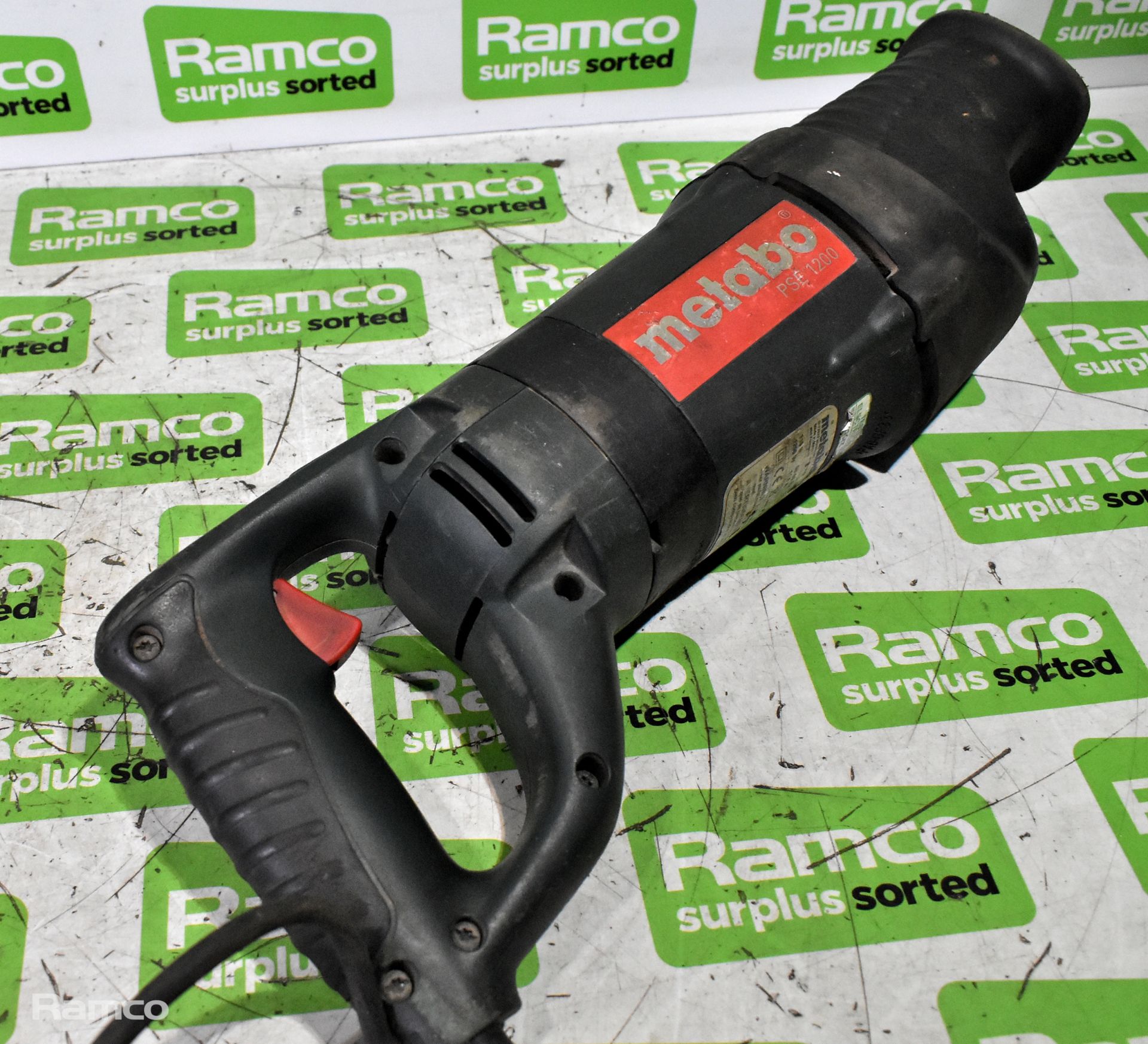 Metabo PSE 1200 110V electric reciprocating saw/sabre saw with case - Image 6 of 7