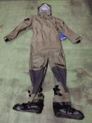 2x Immersion protection suits - May need repair - mixed sizes