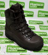 2x pairs of Iturri brown combat boots - female - size 4L