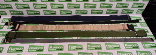 150x British Forces belts - various types and sizes