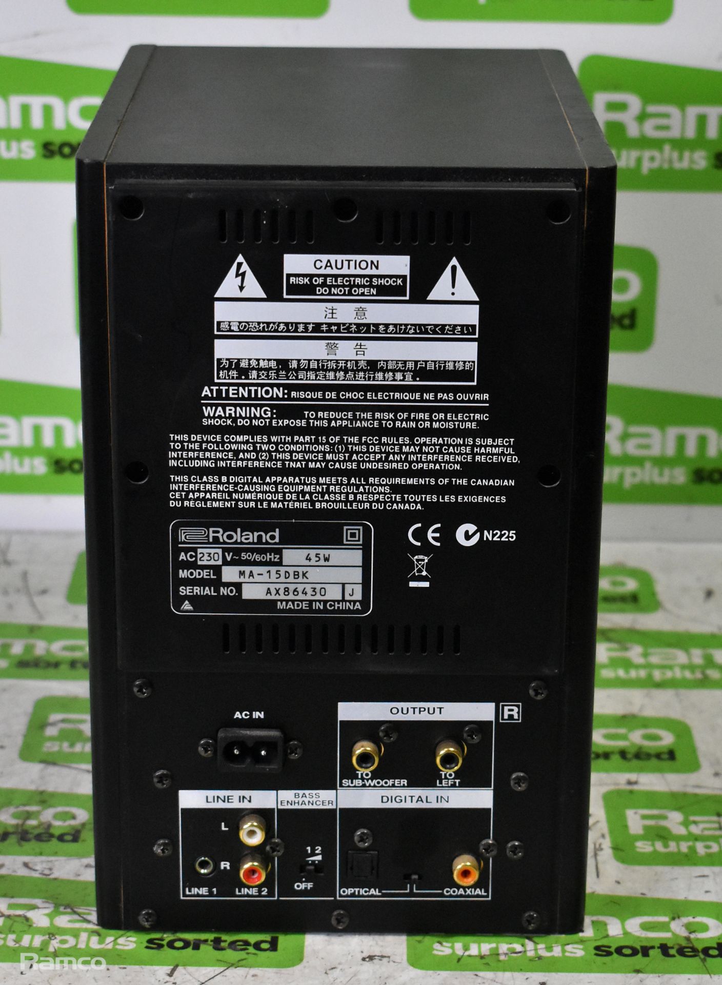 16x Roland Edirol MA-15DBK digital stereo micro monitor speakers - Image 5 of 6