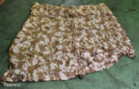 161x British Forces mixed sheets / covers - Green / Camo / Desert - mixed sizes