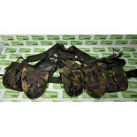 Various types of ex-military DPM accessories - 169kg – may require repair / be incomplete - see pics