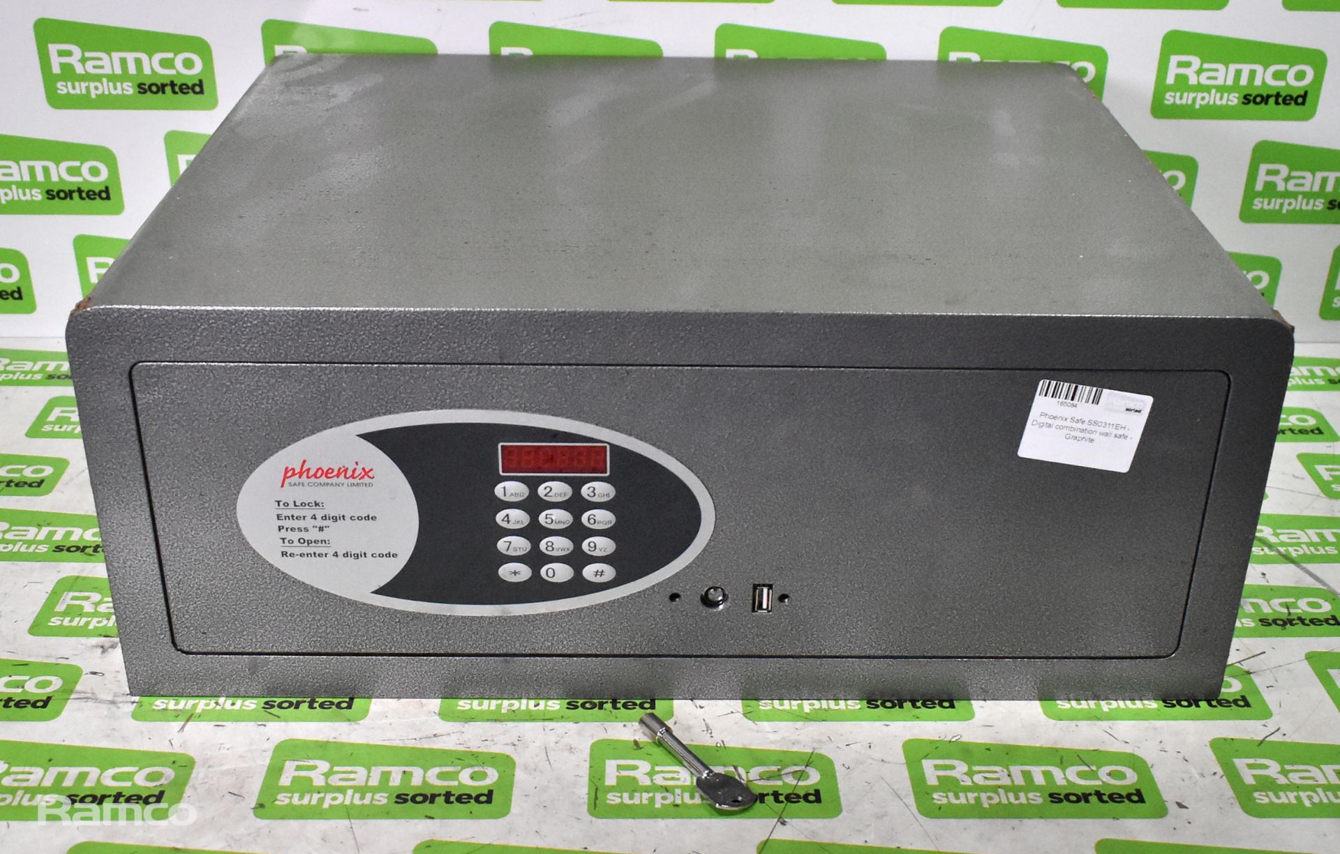 3x Phoenix Safe SS0311EH digital combination wall safes - graphite - Image 6 of 7