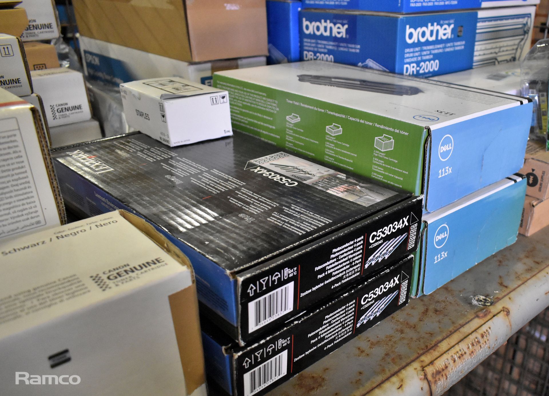 Mixed ink and toner cartridges - Brother, Canon, Lexmark, Dell, Sharp and more - Image 5 of 6
