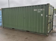 Shipping and storage container - L 20ft x W 8ft x H 8.5ft