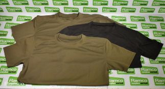 1000x British Army combat T-shirts (anti static) - mixed sizes