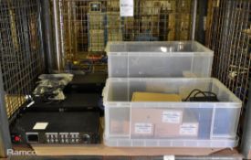 Mixed IT Fibre optics and media player units - full details in the description