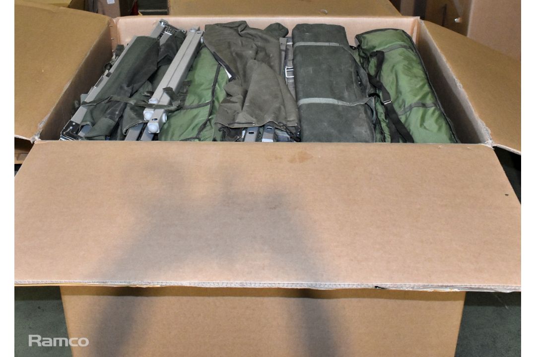 39x British Forces folding cots - may be incomplete or require repair - Image 5 of 6