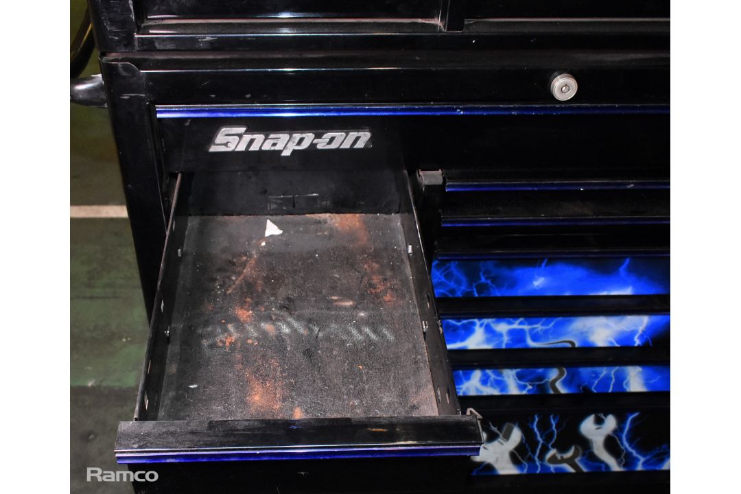 Snap-On Storm Limited Edition roll cab top chest combo tool box - full details in the description - Image 9 of 21