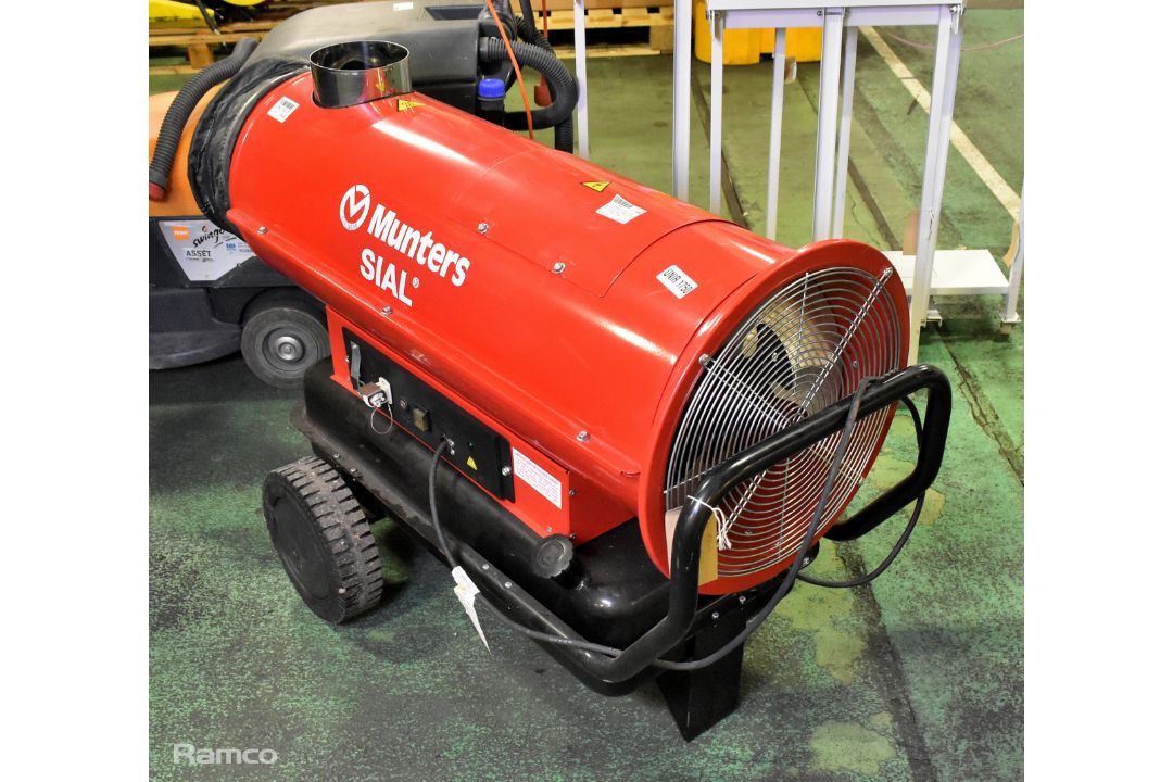 Munters Sial MIR 37 WV 36.4kW indirect diesel/kerosene dual voltage heater - Image 2 of 5